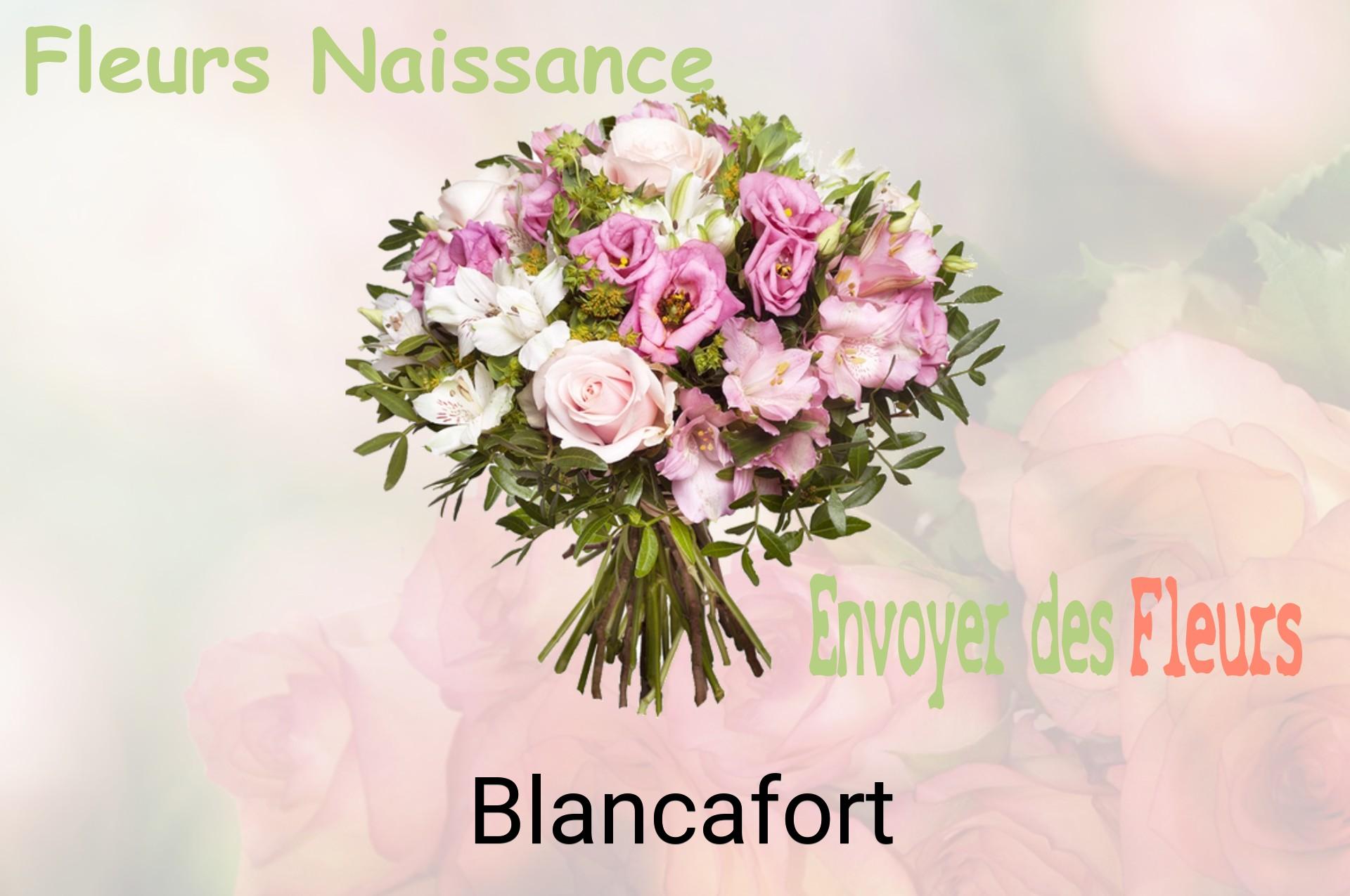 Bouquet de fleurs de naissance livré à Blancafort